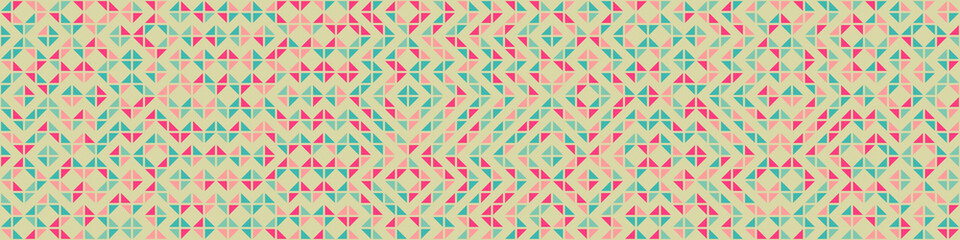 Abstract Geometric Pattern generative computational art illustration