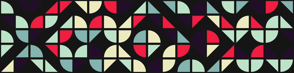 Abstract Geometric Pattern generative computational art illustration