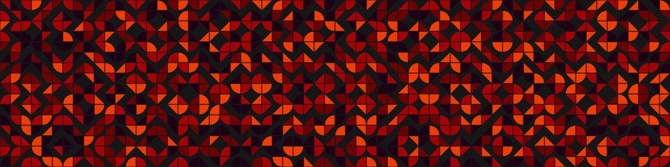 Abstract Geometric Pattern generative computational art illustration