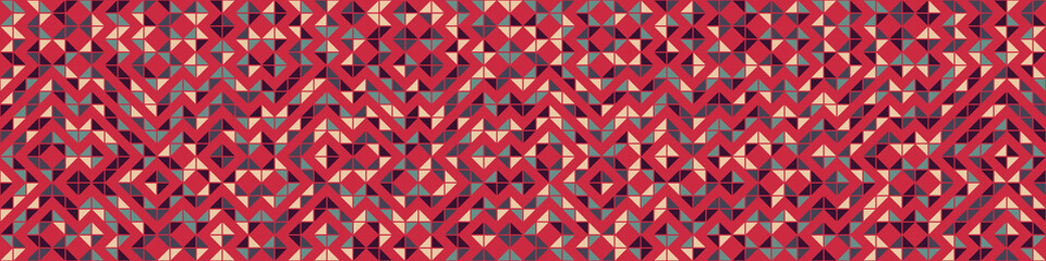 Abstract Geometric Pattern generative computational art illustration
