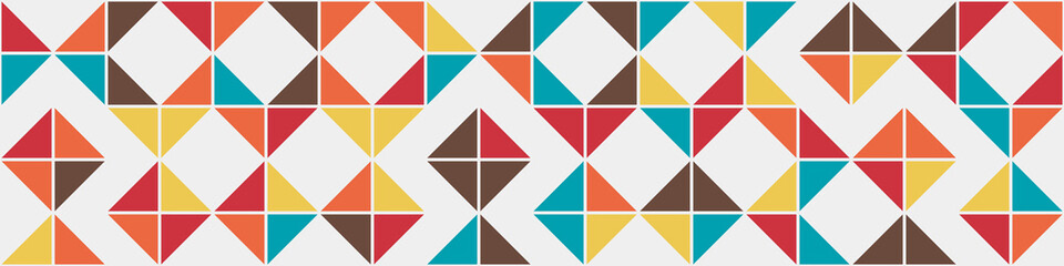 Fototapeta premium Abstract Geometric Pattern generative computational art illustration