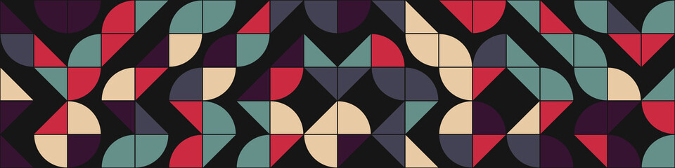 Abstract Geometric Pattern generative computational art illustration