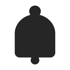 Bell notification vector icon.Black vector icon isolated on white background bell notification.