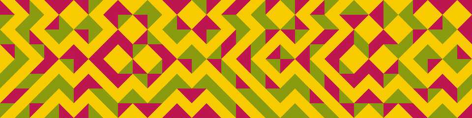 Abstract Geometric Pattern generative computational art illustration