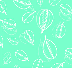 seamless pattern with leaves