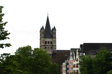 kirche Groß St. Martin in köln, nrw, deutschland