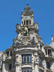 Fototapeta premium Beautiful architecture in Porto - former insurance company A Nacional by Marques da Silva
