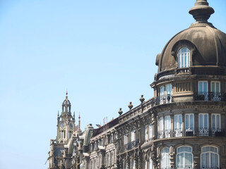 Fototapeta premium Beautiful architecture in Porto - former insurance company A Nacional by Marques da Silva