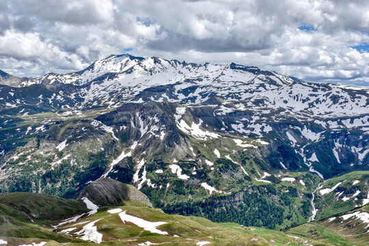 Edelweißspitze, Großglockner, Hochalpenstraße, Panoramastraße, Salzburg, Kärnten, Nationalpark, Hohe Tauern, Alpenhauptkamm, Zentralalpen, Aussichtspunkt, Frühling, Frühjahr, Fuscher Törl, Fuscher Lac