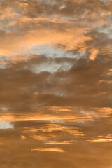 sunset in the sky