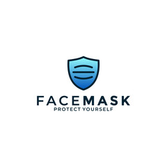creative face mask with shield protection for your business
