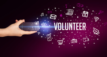 hand holding wireless peripheral