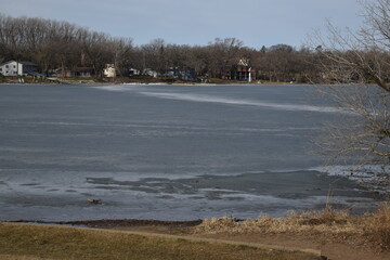 Lake Josephine in Very Early Spring