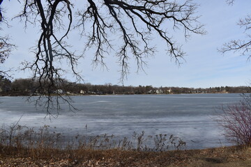 Lake Josephine in Very Early Spring