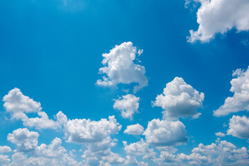 Naklejka na ściany i meble Blue sky and clouds 