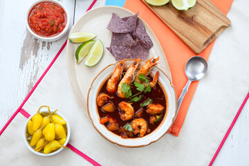 Mexican Shrimp Soup - Caldo de Camaron
