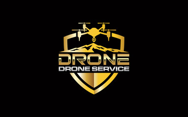 Illustration graphic vector future of drone technology logo design template