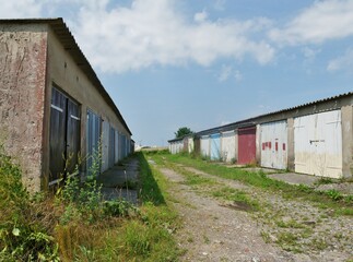 DDR-Garagen bei Sassnitz auf Rügen