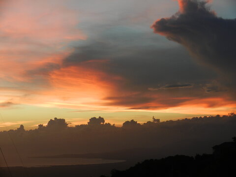 Jamaican sunset before the storm, July 15.