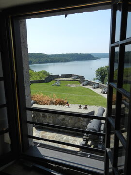 Looking south from Ft. Ticonderoga to Lake Champlain, NY, August 2014