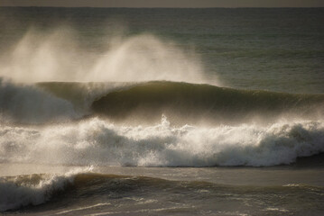 waves on the Argentine beaches