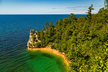 Miners Castle Overlook Pictured Rocks National Lakeshore