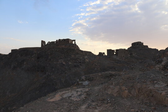 Town Madena in Saudi Arabia Mousqe sky Mountain