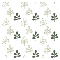 floral seamless patterns with flowers