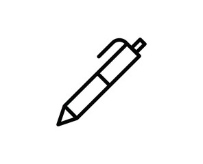 Fototapeta premium Pencil line icon