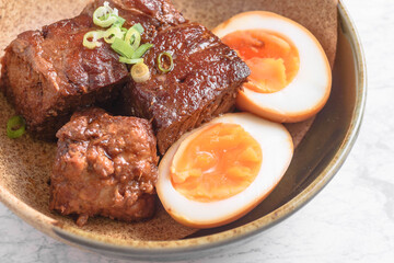 煮豚と煮卵
