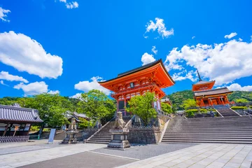 Afwasbaar Fotobehang Kyoto 清水寺 京都観光
