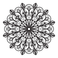 Natural circular mandala art decoration