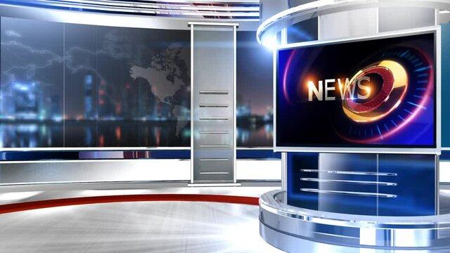 3D rendering background is perfect for any type of news or information presentation. The background features a stylish and clean layout 