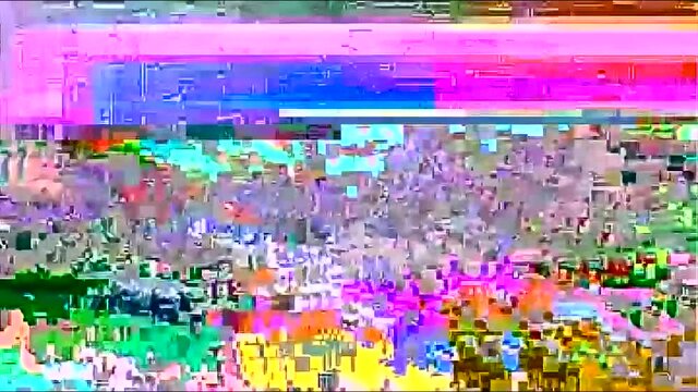 vhs static glitch noise footage