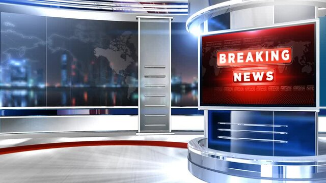 3D rendering background is perfect for any type of news or information presentation. The background features a stylish and clean layout 