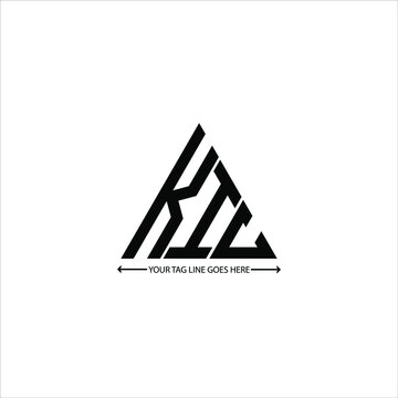 KIC letter logo creative design. KIC unique design
