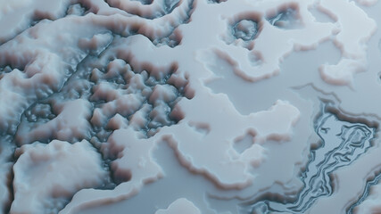 3d render abstract wallpaper with futuristic surface.