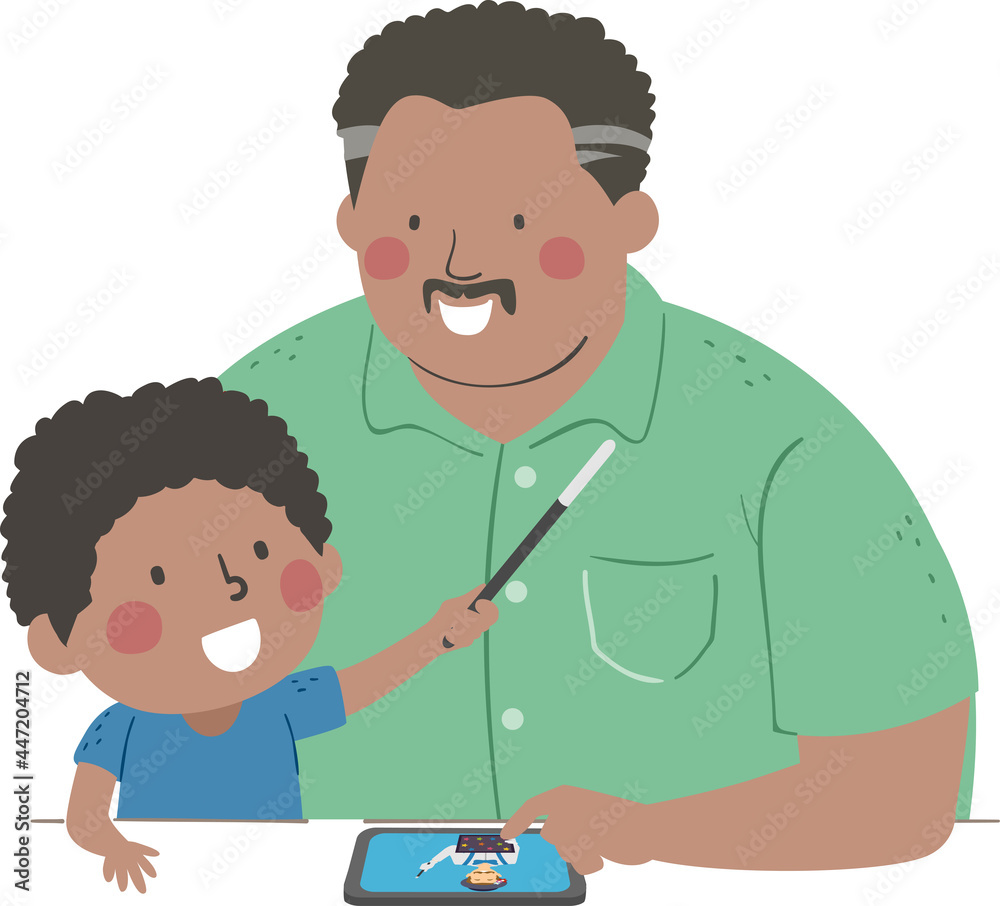 Poster Boy Black Dad Watch Online Magician Illustration