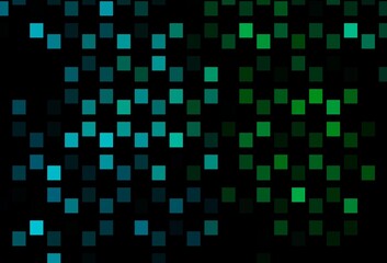 Dark Blue, Green vector template with square style.