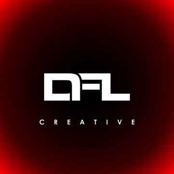 DFL Letter Initial Logo Design Template Vector Illustration