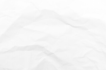 Grunge wrinkled white color paper textured background
