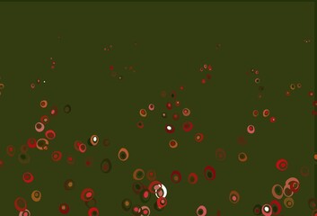 Light Green, Red vector layout with circle shapes.