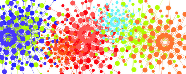 Abstract colorful geometric shape background. Abstract Banner