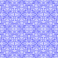 Fototapeta premium geometric abstract seamless pattern on cool purple background, good for clothes.