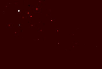 Light Red vector cover with spots.