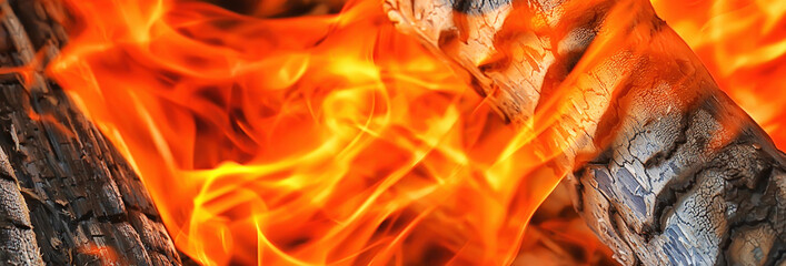 fire coals background burns the fire tree firewood