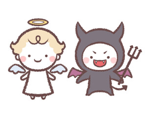 天使と悪魔の子セット