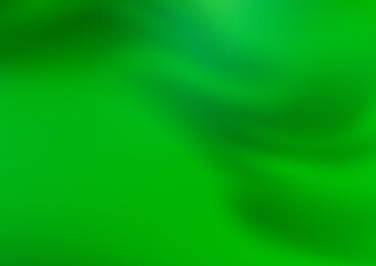 Light Green vector glossy bokeh pattern.