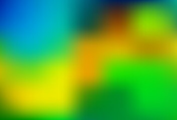 Dark Blue, Yellow vector abstract blurred pattern.