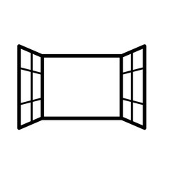 Window icon icon. Simple element illustration.